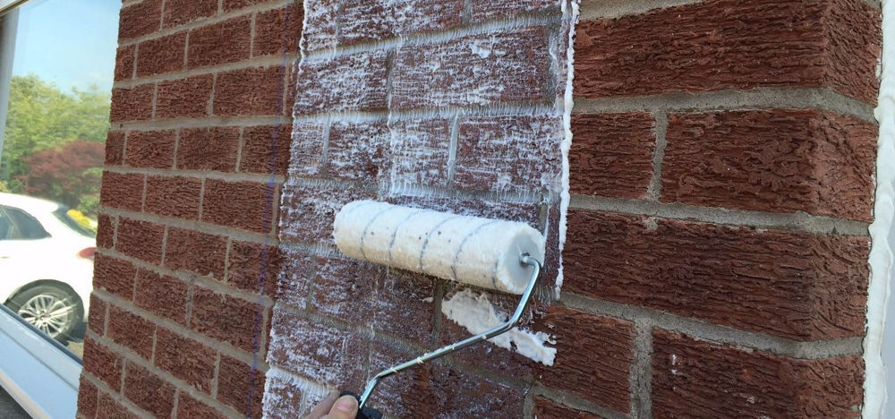 Waterproofing brick walls